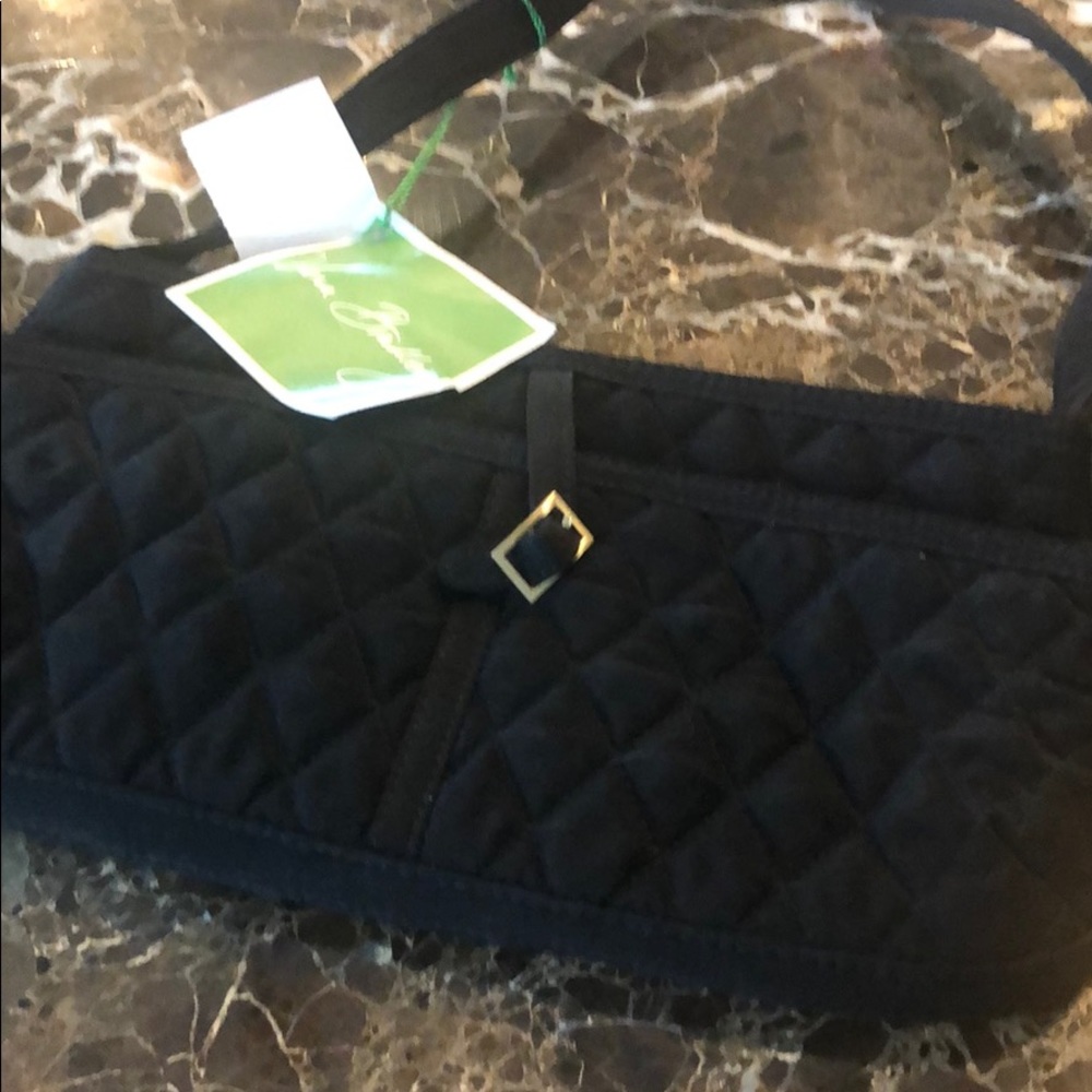 Black quilted Vera Bradley purse